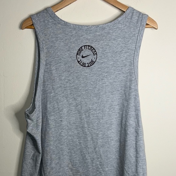 Nike Men's Dri-FIT Training Tank Top Quad God Gray Size Medium - Picture 4 of 7